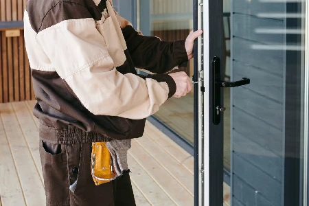 Cleaning And Polishing Glass Door Installation in Key West, FL